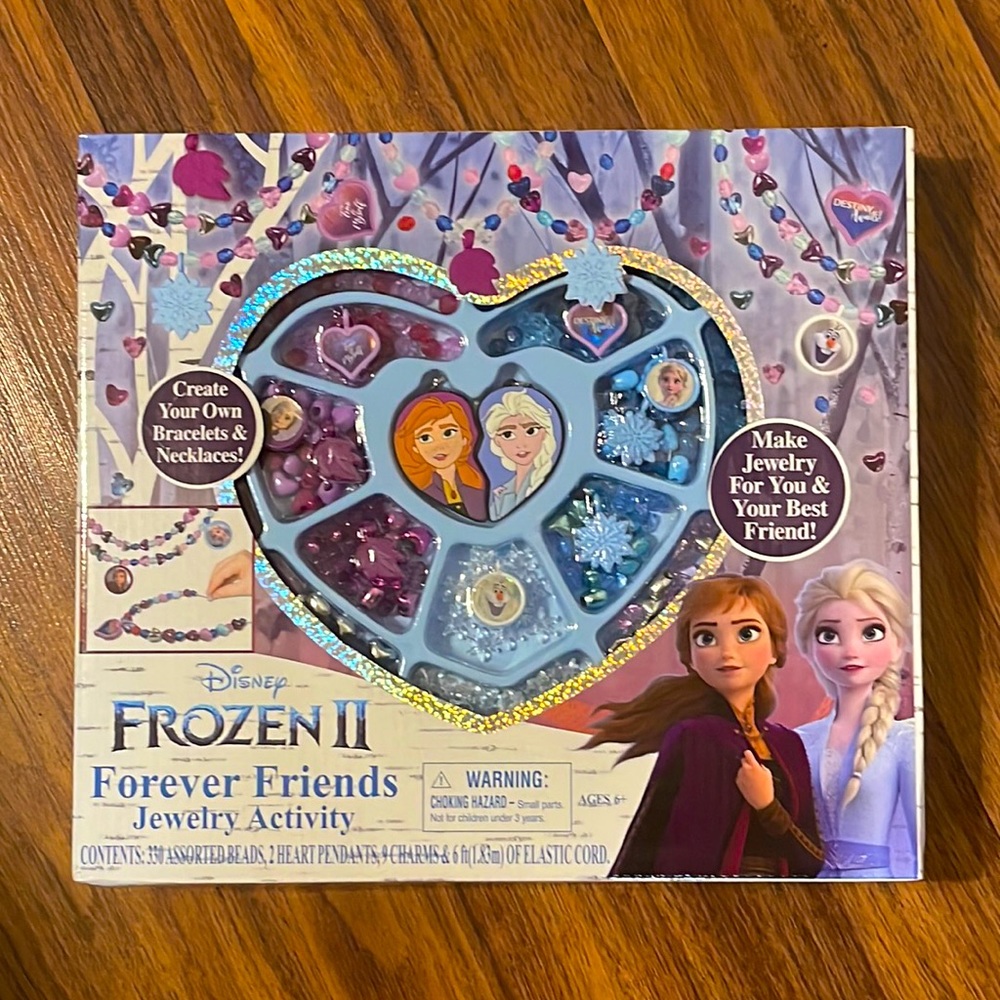 💜🤍💙 Disney Frozen 2 Forever Friends Jewelry Activity.